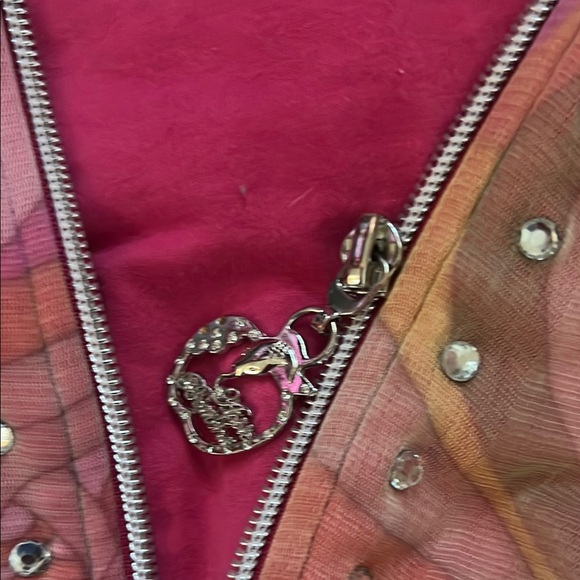 Rare Y2K Stylish Pink Women's Jacket - Picture 3 of 3